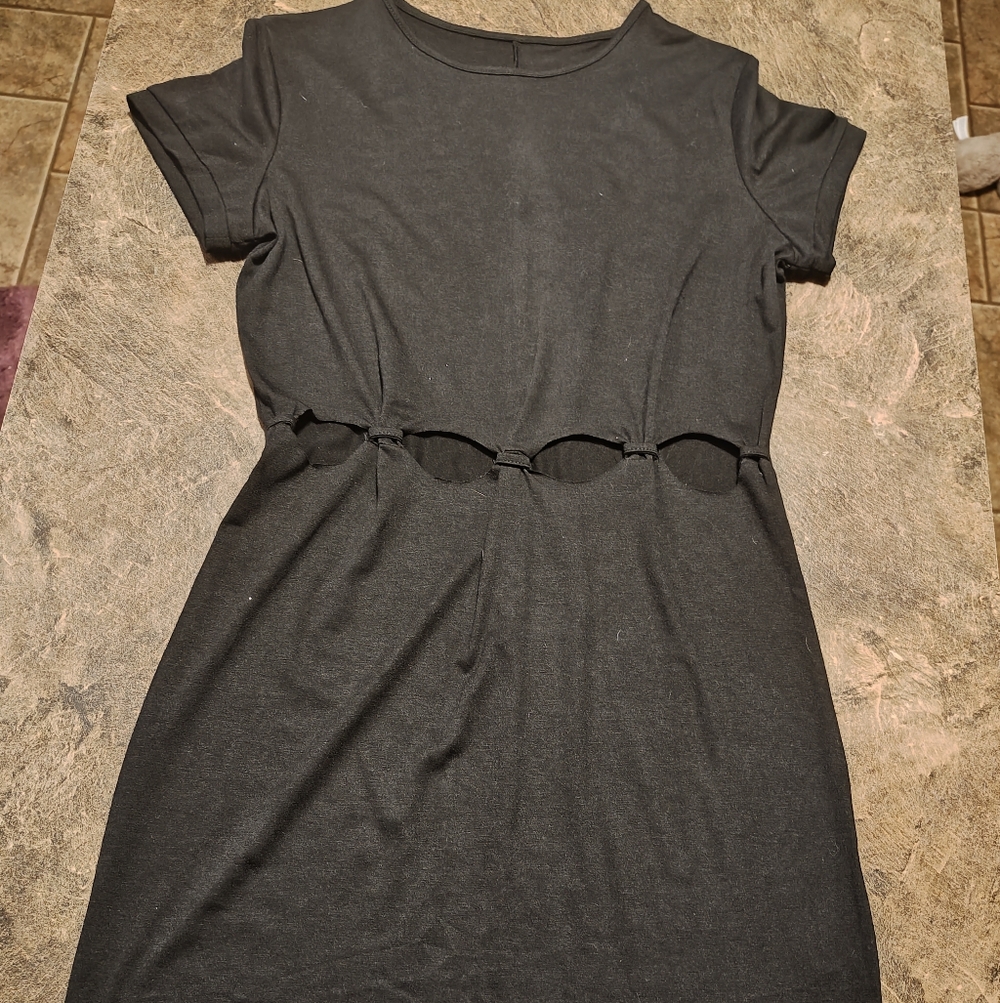 SHEIN Black Mini Dress